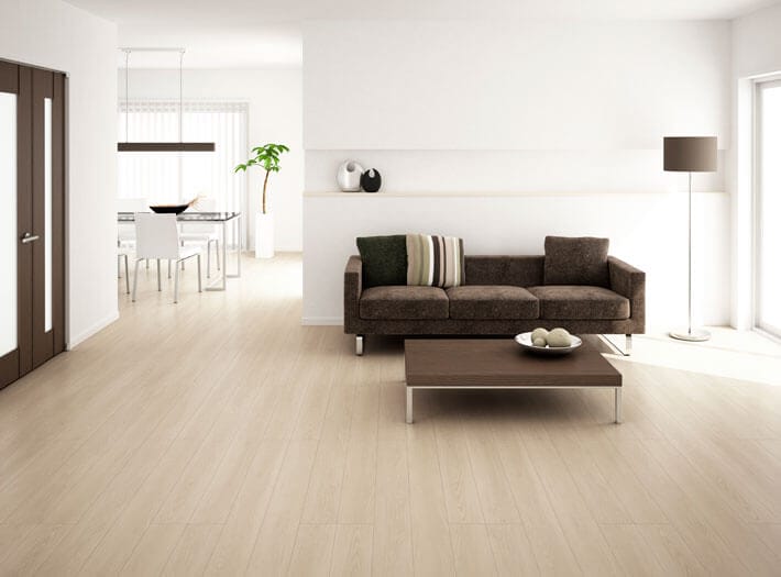 床材 フローリング(ホワイト) - 茨城県の家具